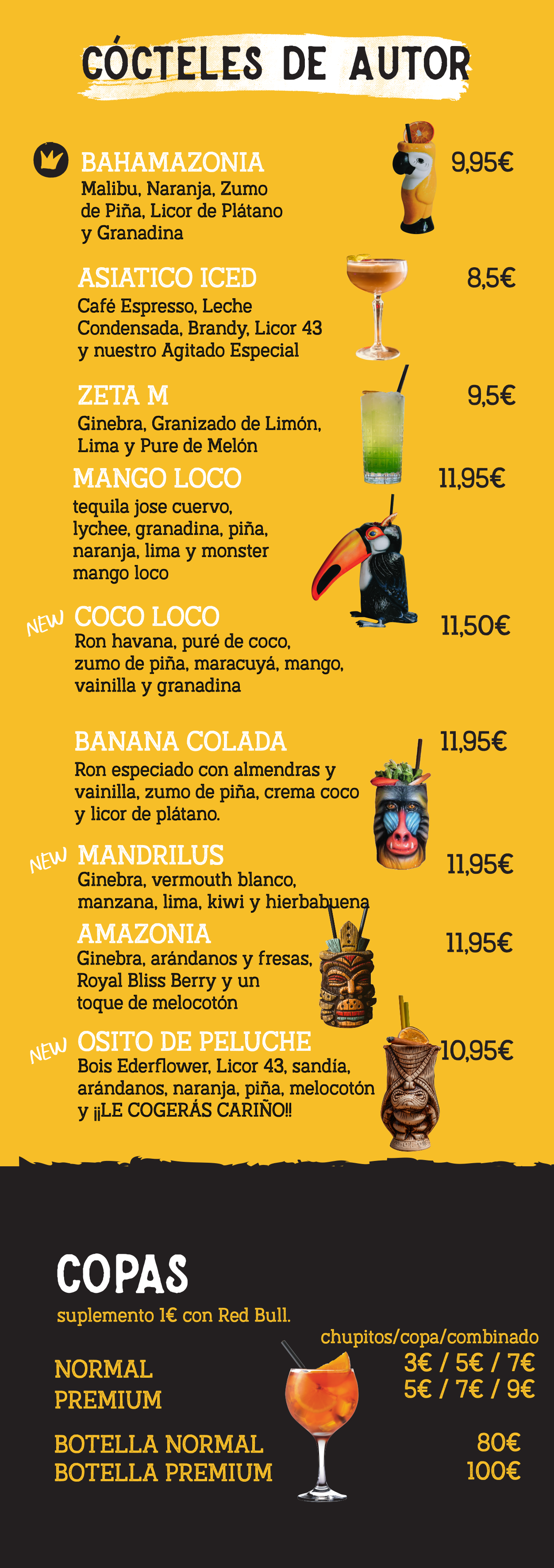 cocteles del autor